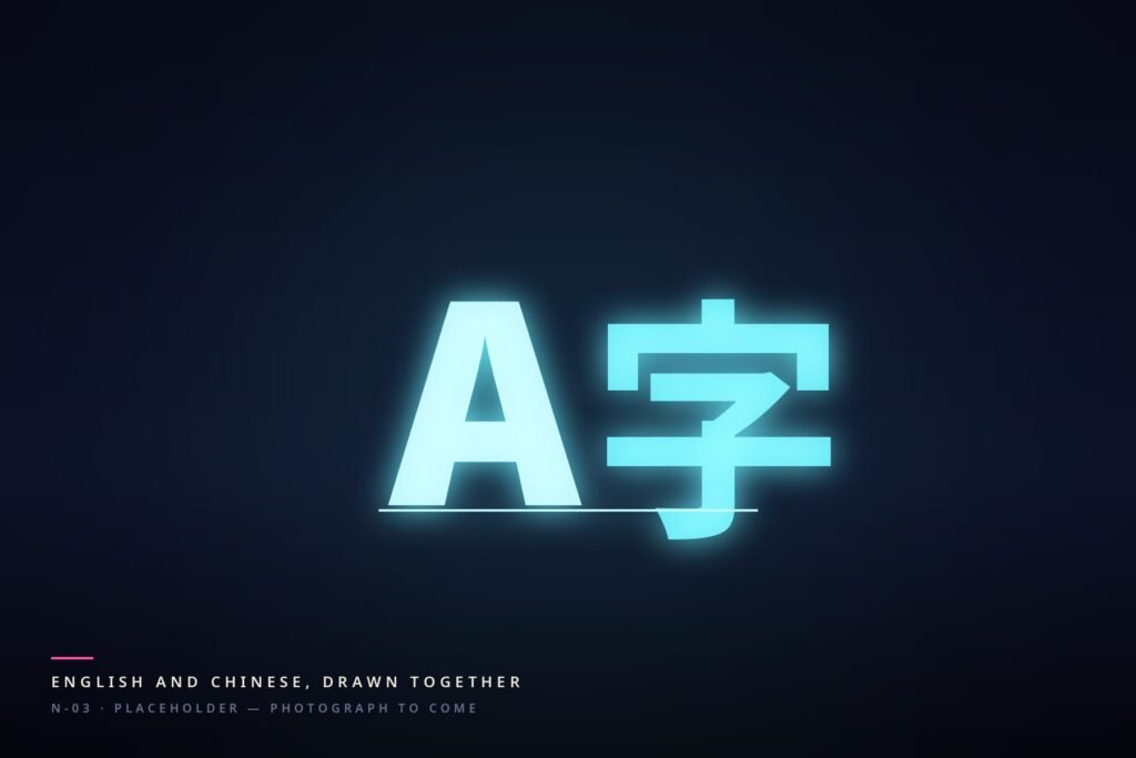 Rescued neon sign reading 光